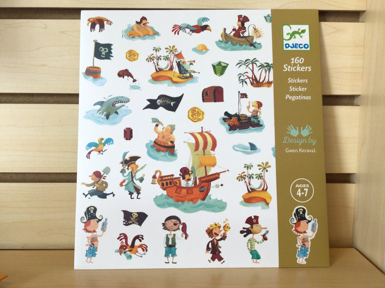 DJECO Stickers- Pirates