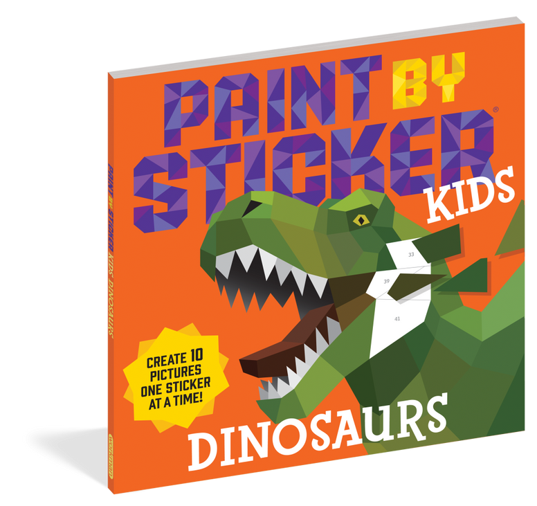 Paint By Sticker Kids: Dinosaurs