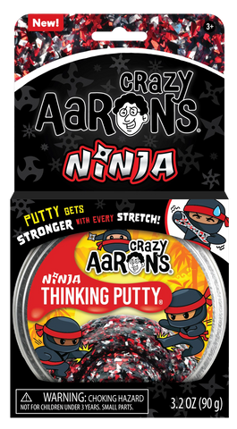 Crazy Aaron’s Ninja 4inch Size Thinking Putty Tin