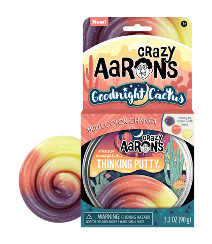 Crazy Aaron’s Goodnight Cactus 4inch Thinking Putty Tin