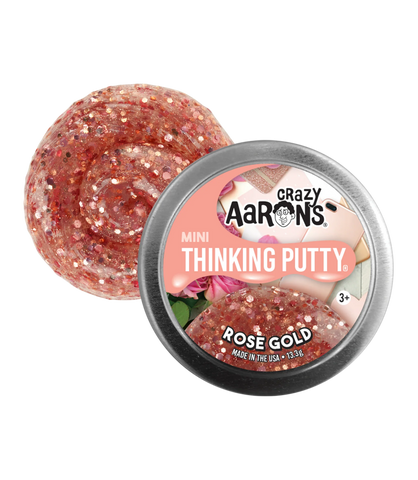 Crazy Aaron’s Mini Thinking Putty Rose Gold