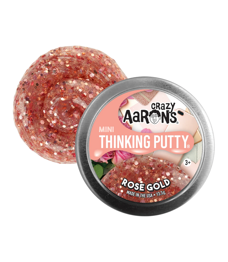 Crazy Aaron’s Mini Thinking Putty Rose Gold