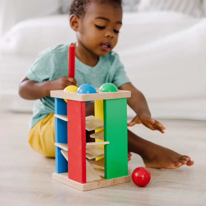 Melissa & Doug Classic Toys Pound and Roll Tower