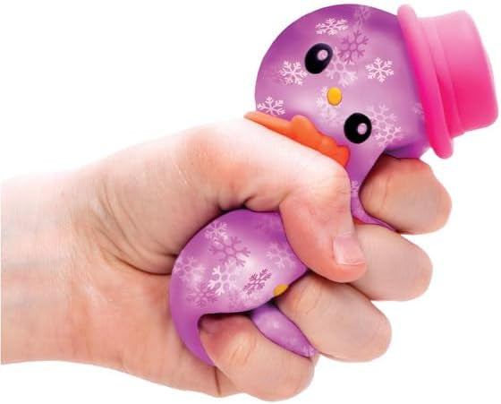 Schylling NeeDoh Squishmas Groovy Glowman - Snowman