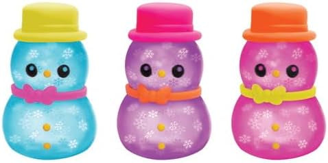 Schylling Nee Doh Squishmas Groovy Glowman - Snowman