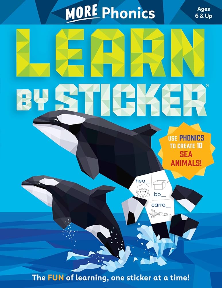 Learn By Sticker: More Phonics