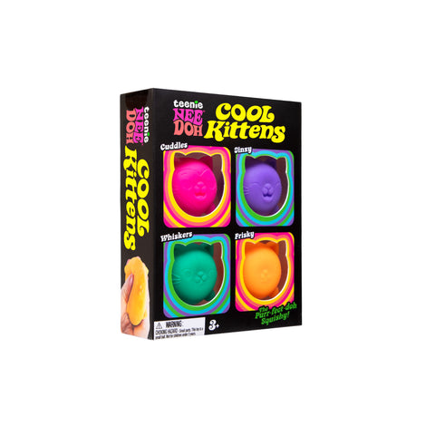 Schylling NeeDoh Teenie Cool Kittens- Multi-Pack - COMING SOON!