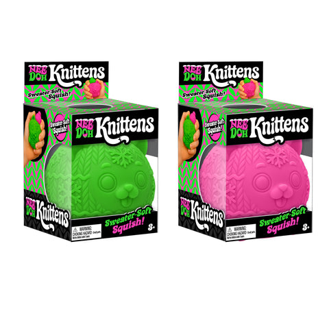 Schylling NeeDoh Squishmas Knittens - COMING IN THE FALL