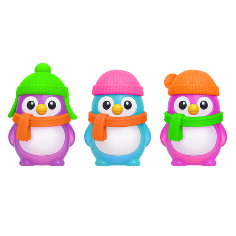 Schylling NeeDoh Squishmas Polar Glow Penguin - COMING IN THE FALL