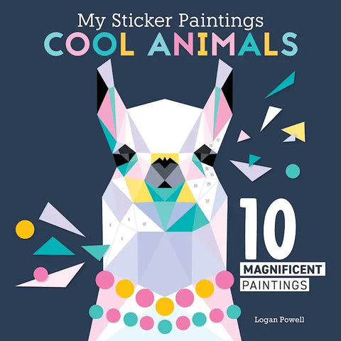 Wellspring - Activity Book - My Sticker Paintings: Cool Animals