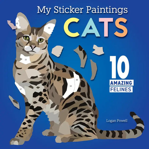 Wellspring - Activity Book - My Sticker Paintings: Cats