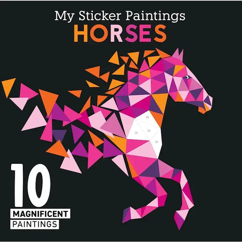 Wellspring - Activity Book - My Sticker Paintings: Horses