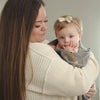 Bleu La La 100% Luxury Cotton Receiving Swaddle Baby Blanket - Deer: Mocha