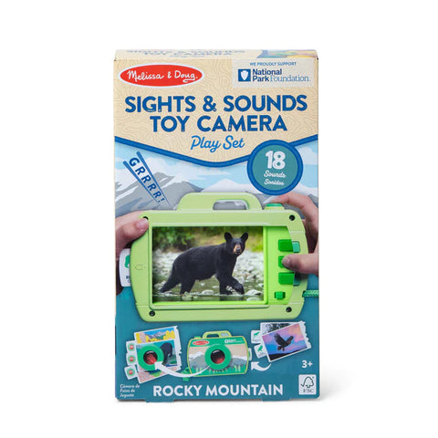 Melissa & Doug Rocky Mountain Sights and Sounds Toy Camera Play Set