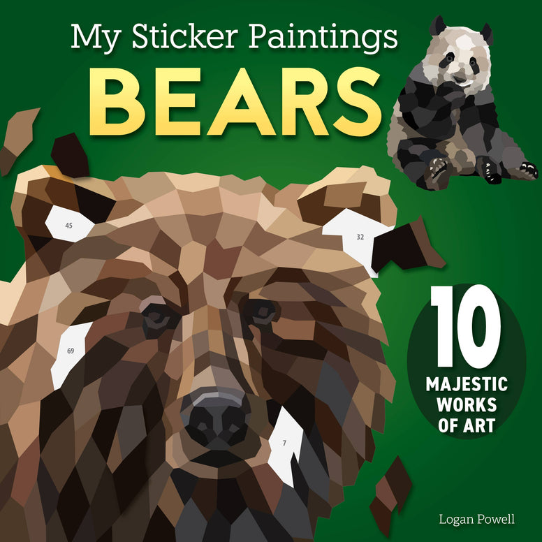 Activity Book - My Sticker Paintings: Bears