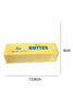 Butter Sticker Relieve Pressure Squishy Toy: Yellow / One Size