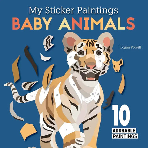 Wellspring - Activity Book - My Sticker Paintings: Baby Animals