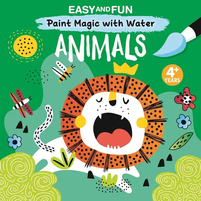 Wellspring - Painting Book - Paint Magic with Water: Animals