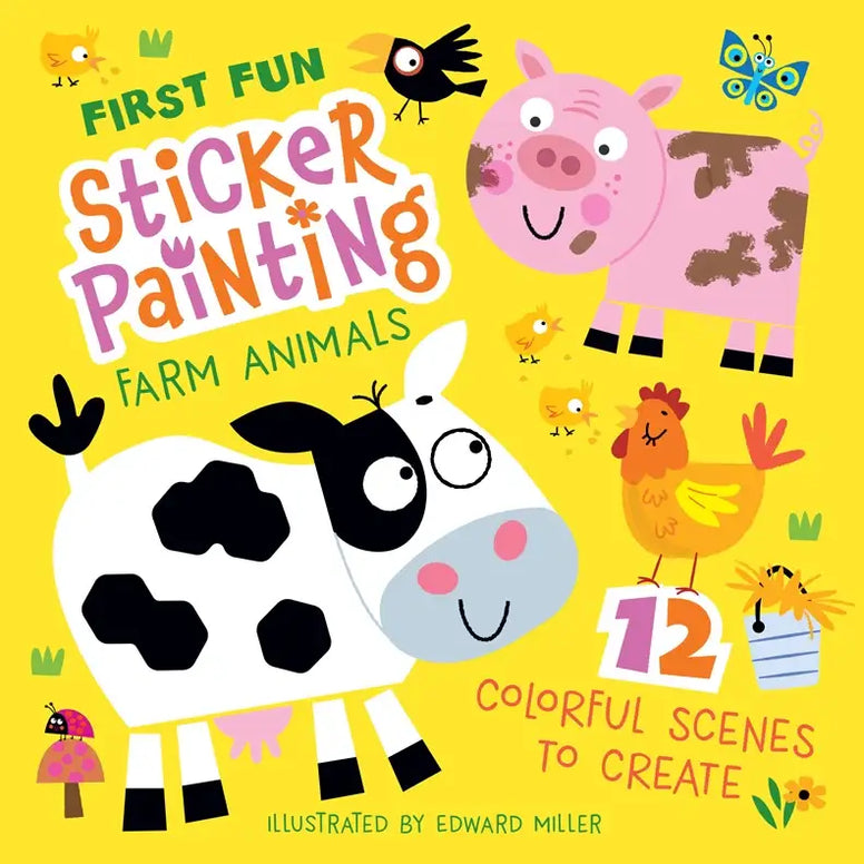 Wellspring - Activity Book - First Fun Sticker Painting: Farm Animals