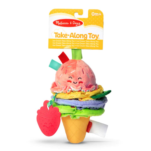 Melissa & Doug Ice Cream Take-Along Pull Toy