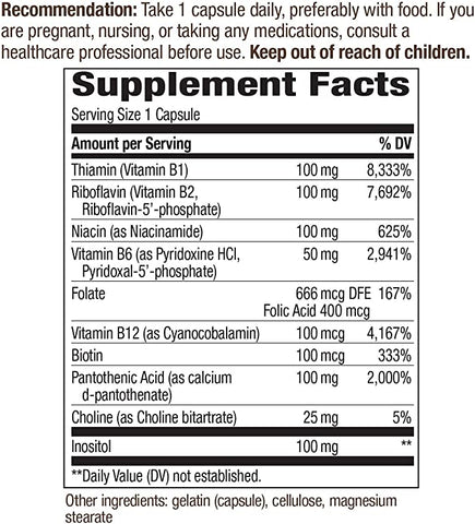 Nature’s Way B-100 Complex 100 capsules
