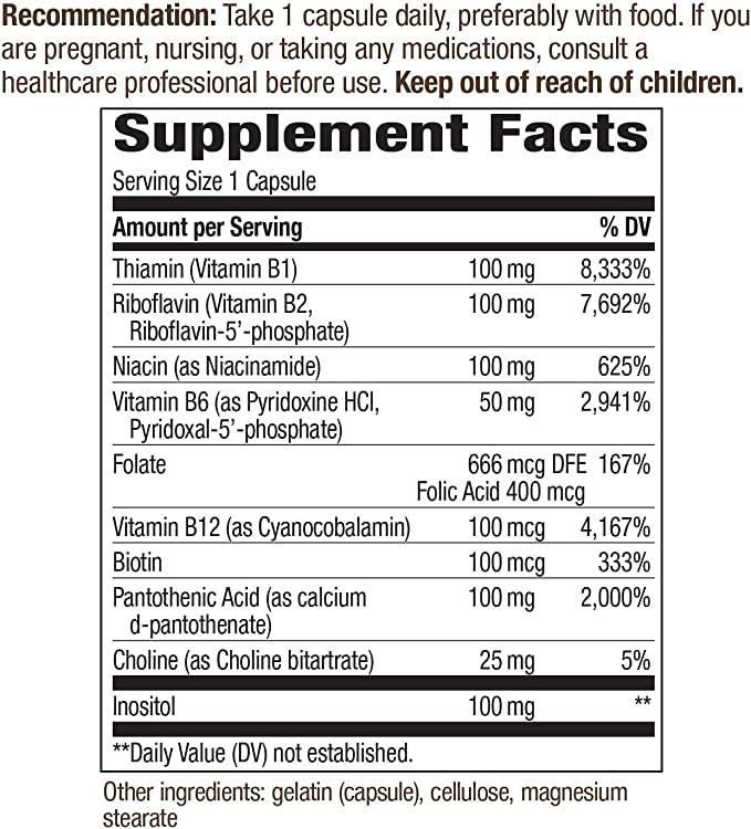 Nature’s Way B-100 Complex 100 capsules
