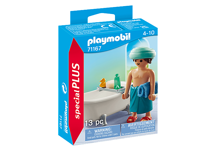 Playmobil specialPLUS 71167 Man w/ Bathtub