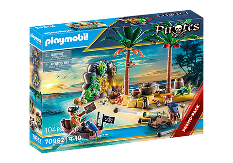 Playmobil 70962 Pirate Treasure Island w/ Boat