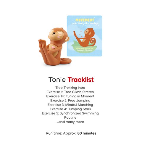 Tonies Content Character - Mindfulness: Movement with Marty the Monkey Tonie