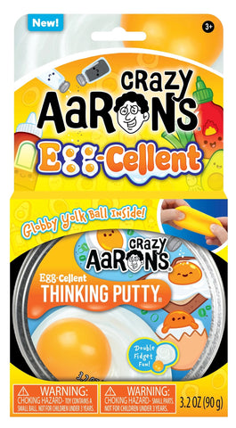 Crazy Aaron’s Thinking Putty - Eggcellent - Full Size 4" Tin