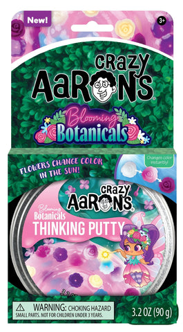 Crazy Aaron’s Thinking Putty - Blooming Botanicals - Full Size 4" Tin