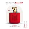 Tonies Playtime Puppy Toniebox 2 Starter Set - Sunset Red