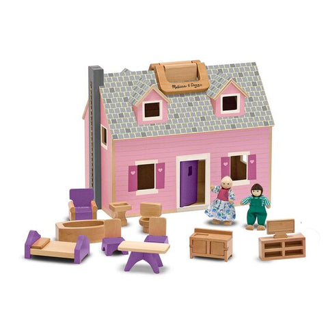 Melissa & Doug Fold & Go Mini Dollhouse