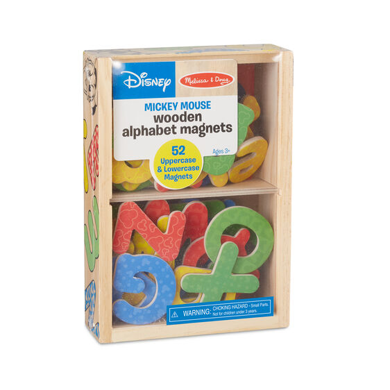 Melissa & Doug Disney Mickey & Friends Wooden Alphabet Magnets