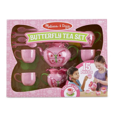 Melissa & Doug Bella Butterfly Pretend Play Tea Set