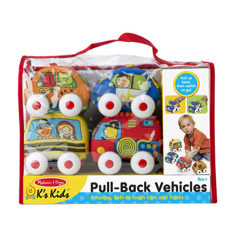 Melissa & Doug Pull-Back Town Vehicles