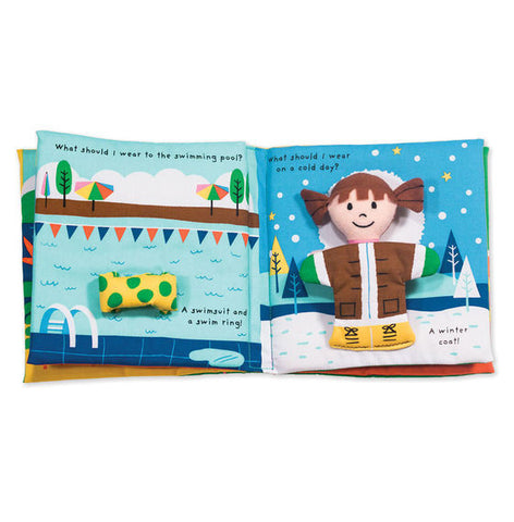Melissa & Doug Soft Activity Book - What Should I Wear?