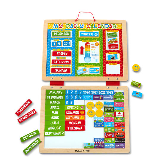 Melissa & Doug My Magnetic Daily Calendar – Mother Earth Baby/Curious Kidz  Toys