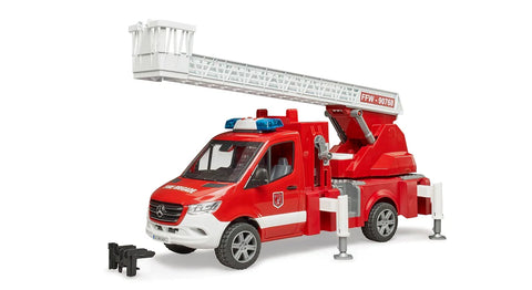 Bruder 02673 MB Sprinter Fire Engine w/ Ladder, Water Pump and Light & Sound Module