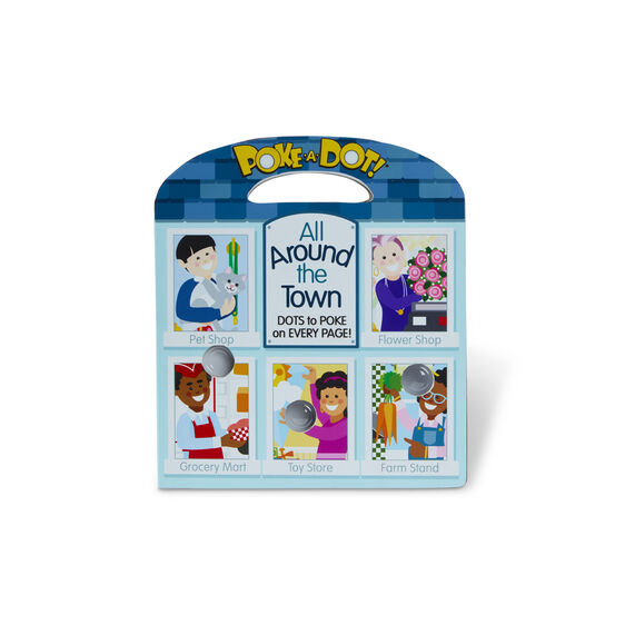 Melissa & Doug Poke-a-Dot: All Around Books - All Around the Town