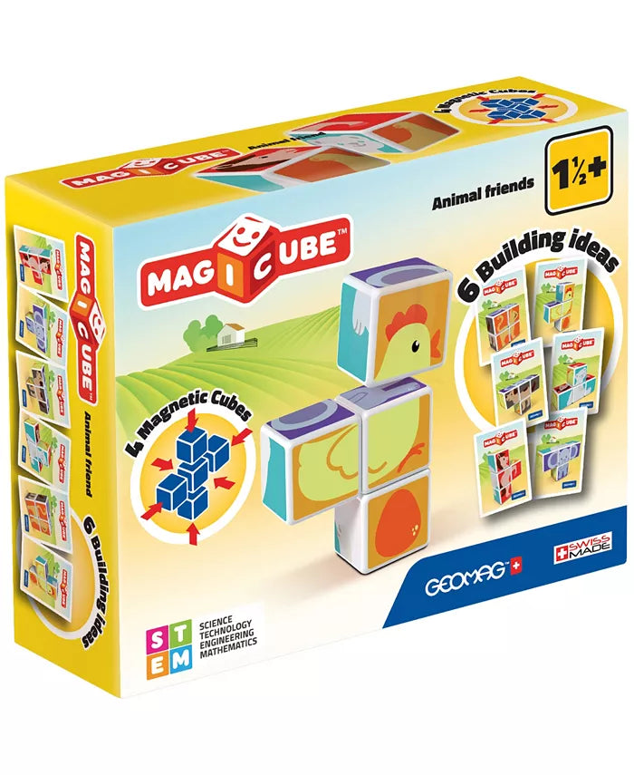 GEOMAG Magicube Animal Friends