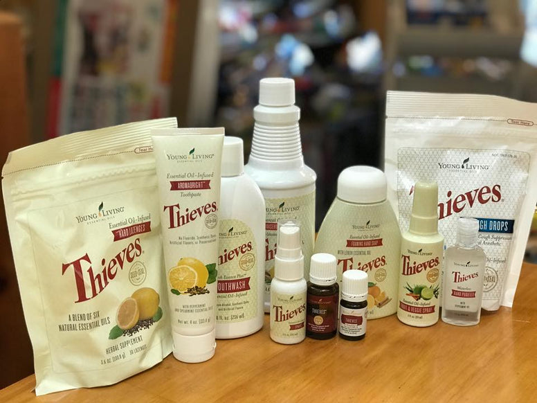Young Living Essential Oils Thieves Products