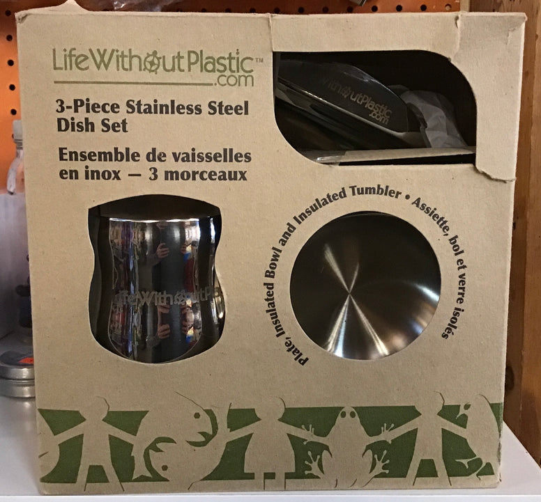 Life Without Plastic Stainless Steel Dish Set