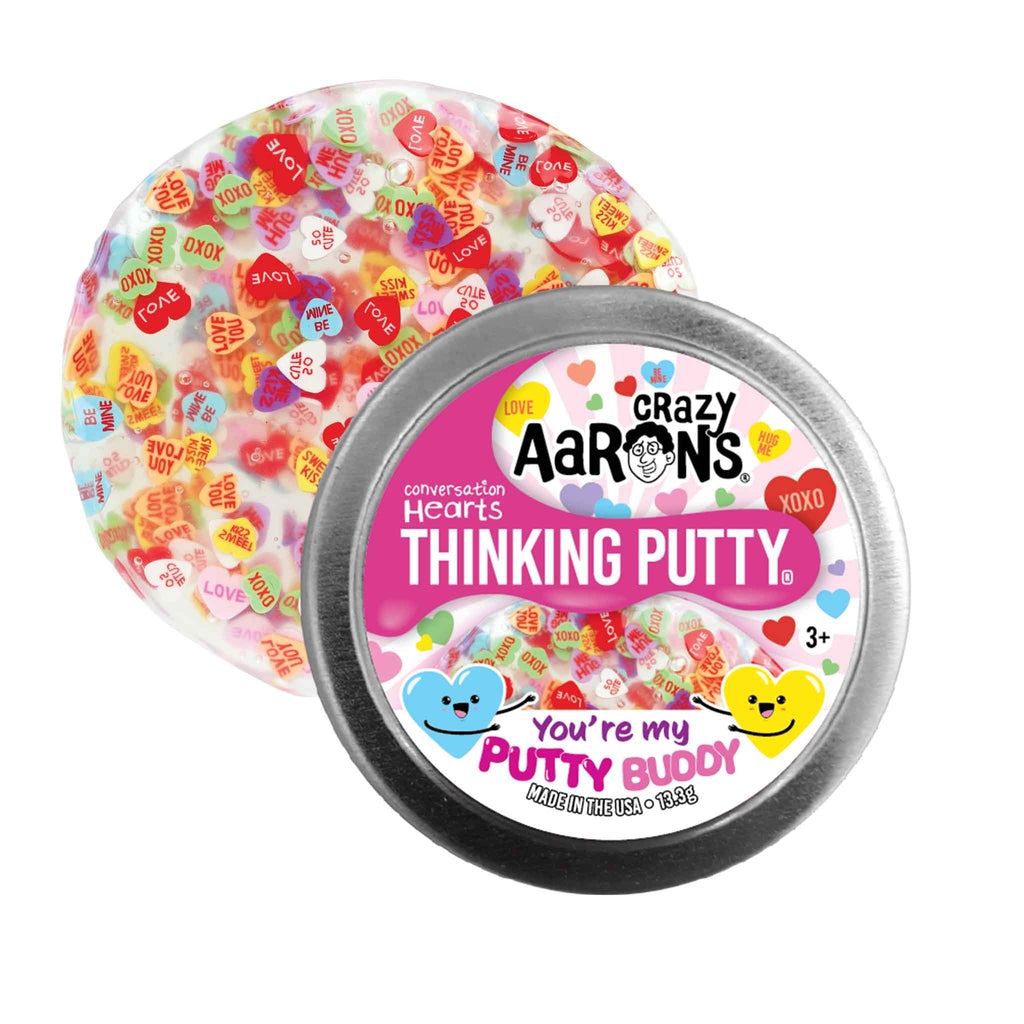 Crazy Aaron's Thinking Putty Mini - Conversation Hearts