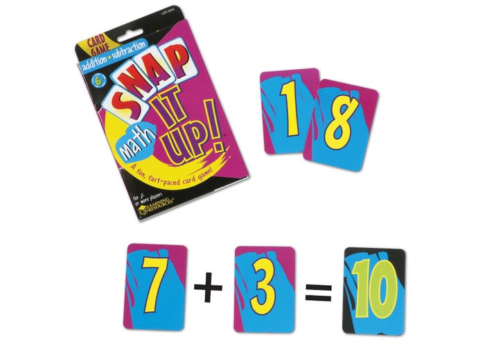 Learning Resources Snap It Up!® Addition & Subtraction Card Game