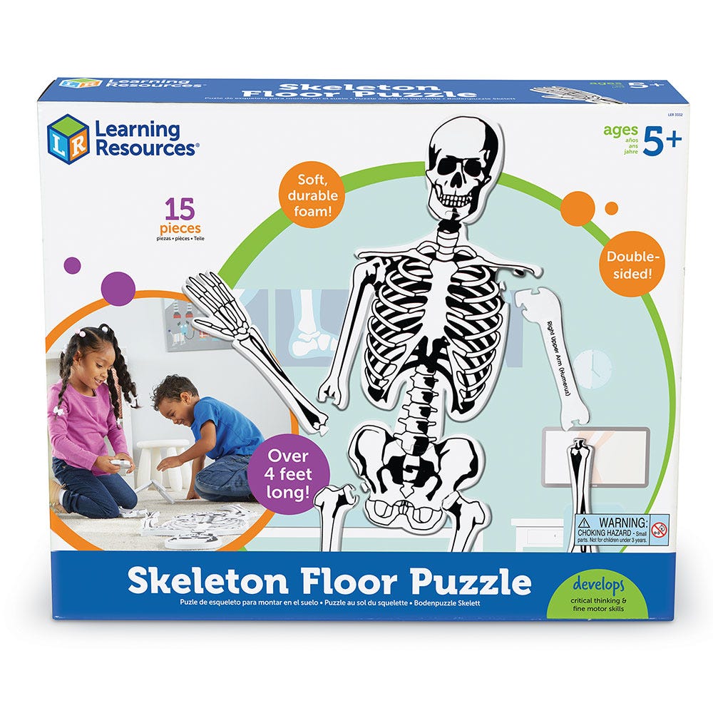 Learning Resources Skeleton Foam Floor – Mother Earth Baby/Curious Kidz Toys
