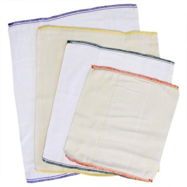 Diaper Service Quality Cotton Prefold Cloth Diapers
