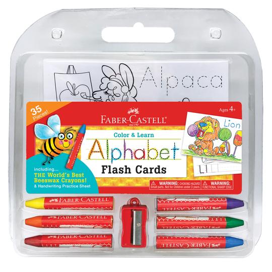 Faber-Castell Color and Learn Alphabet Flash Cards