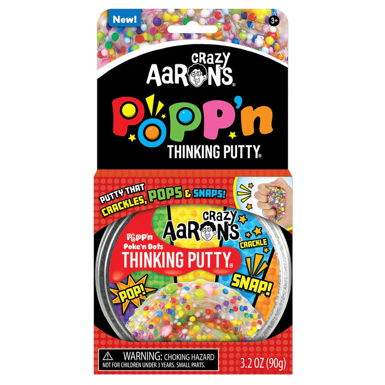 Crazy Aaron's Poke'n Dots 4" Thinking Putty Tin