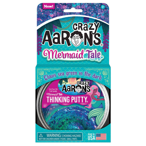 Crazy Aaron's Mermaid Tail 4" Thinking Putty Tin